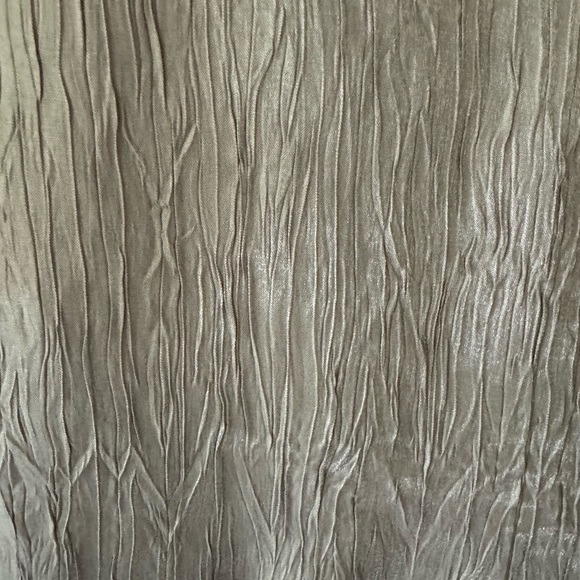 Zara metallic blazer & pants- silver, crinkle fabric - Picture 2 of 10